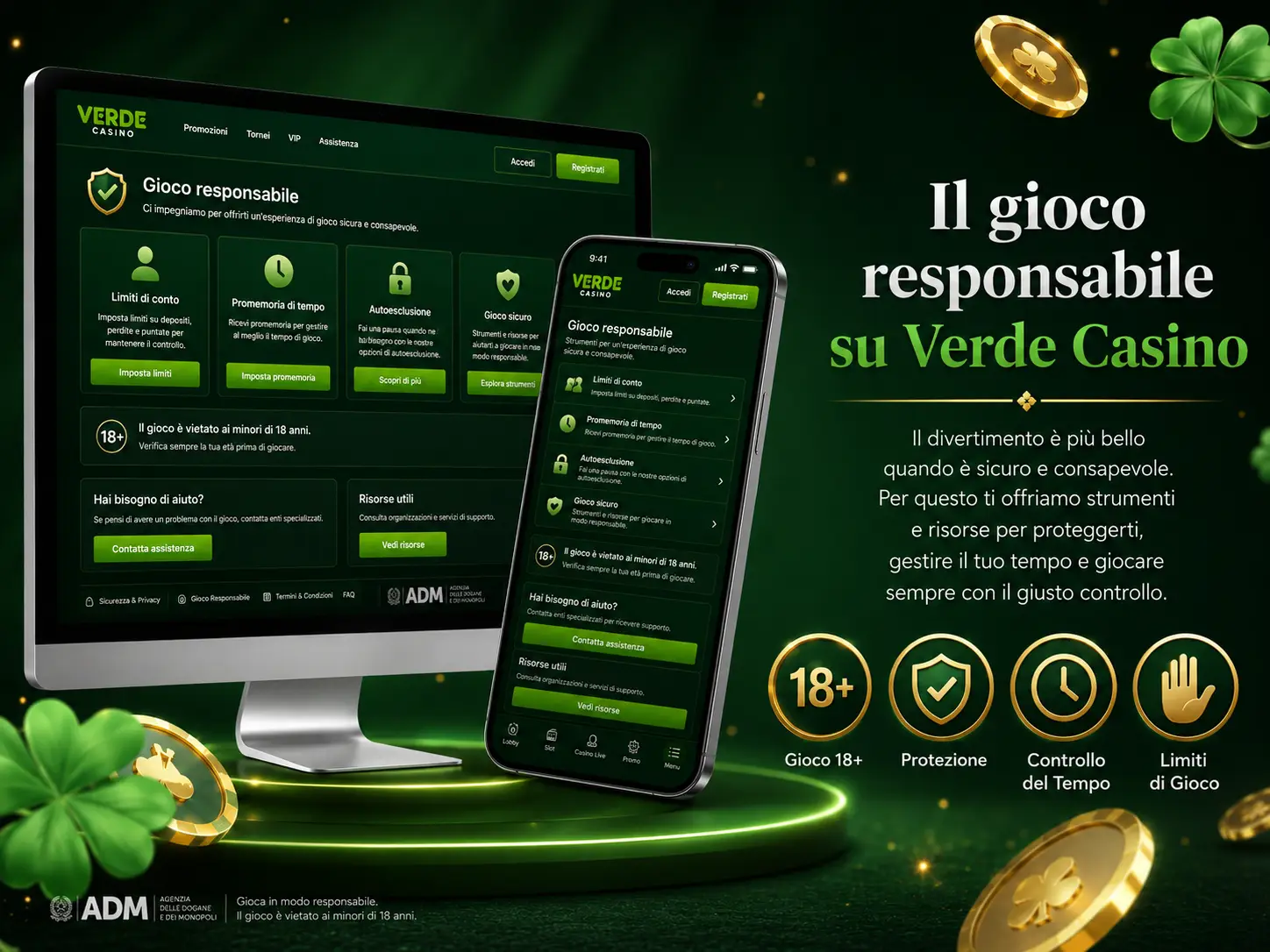Gioco Responsabile Verde Casino 2026